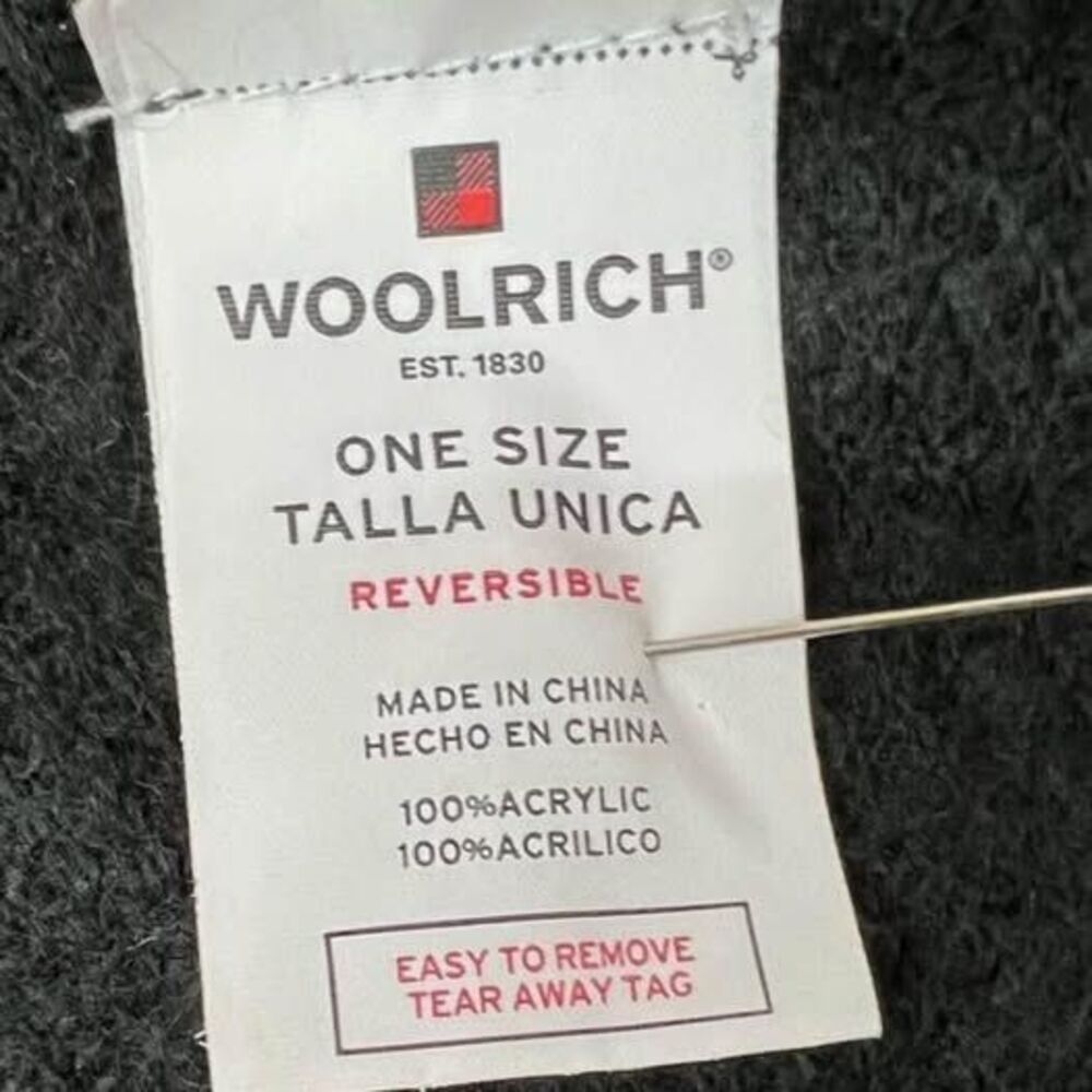 Woolrich Cape Womens Scarf Poncho Wrap One Size Red Black Plaid Reversible Like - Picture 7 of 8